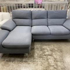 【愛品館 江戸川店】 ニトリ ファブリック L型ソファ ID：156-018757-007