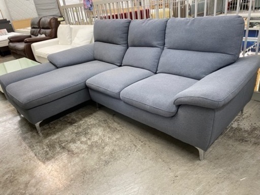 【愛品館 江戸川店】 ニトリ ファブリック L型ソファ ID：156-018757-007