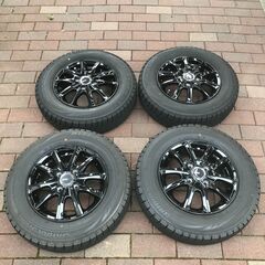 スタッドレスタイヤ　ホイールセット　ほぼ新品　13インチの画像