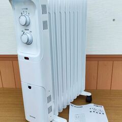アイリスオーヤマ オイルヒーター 暖房器具 ホワイト POH-1...