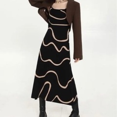 『”wave print Camisole dress”』size Ｓ