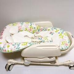 【お取引中】コンビ ミッキーマウス ベビーステーション ハイローベッド＆チェア ネムリラ【手動タイプ】　美品の画像