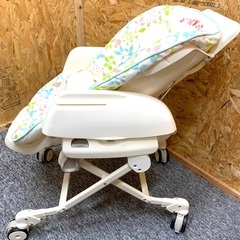 【お取引中】コンビ ミッキーマウス ベビーステーション ハイローベッド＆チェア ネムリラ【手動タイプ】　美品の画像