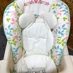 【お取引中】コンビ ミッキーマウス ベビーステーション ハイローベッド＆チェア ネムリラ【手動タイプ】　美品の画像