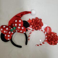 東京ディズニーランドクリスマスカチューシャセット