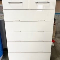 マルミツ家具　6段チェスト　ホワイト