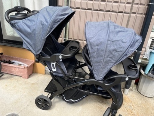 2人乗りベビーカー 二人でゴーDX 【美品】