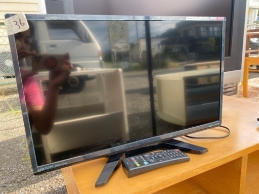 オリオン　24型液晶テレビ　　　2016年製              36
