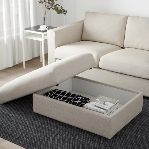 【新品・未使用品】IKEA オットマン　VIMLE