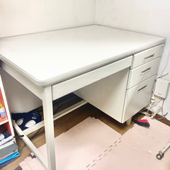 スチール製　事務机　2台　