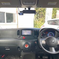 【売約済み】札幌発◆H23 日産 キューブ 15X-Vセレクション 切替4WD☆修復歴無し☆車検新規2年付き☆純正SDナビ＆バックカメラ＆フルセグTV☆Bluetooth接続可☆前後ドライブレコーダー☆HIDヘッドライト＆フォグランプ☆夏冬タイヤ有☆充実装備！！！◆無料保証1年・走行無制限付◆試乗可能◆早い者勝ち！！の画像