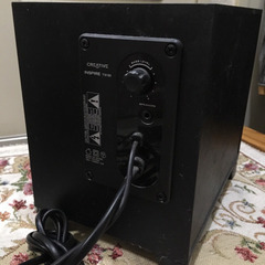 コンパクトスピーカーシステム　ウーファー付の画像
