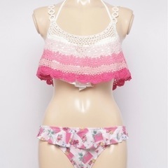 新品未使用　PR01.   グラデーションクロッシェ × 花柄 ...