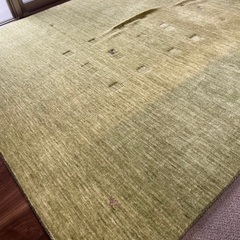 250cm × 200cm ウール　インド　ラグ