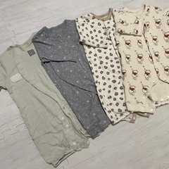 新生児服　ロンパースの画像
