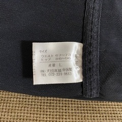 値下げ！300→200円☆【美品】犬印本舗　産後ガードルLの画像