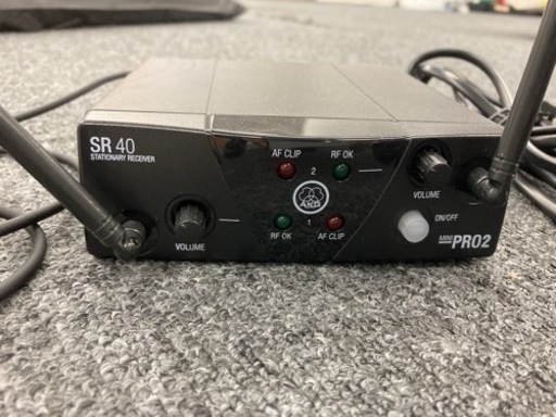 【値下しました】モニター&簡易PA &ワイヤレスマイク２本 CM-30 / WMS40