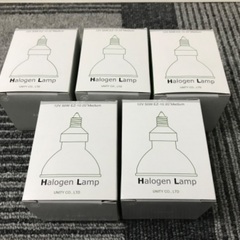 ハロゲンランプ　5点セット
