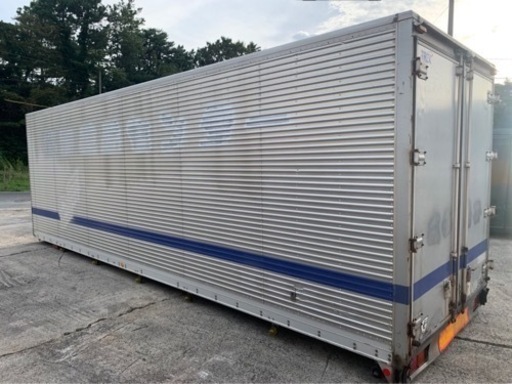 No.660 アルミバン 4ｔ車 ロング  アルミ 箱 バイク 倉庫 トラック コンテナ 米 保管庫 物置 DIY