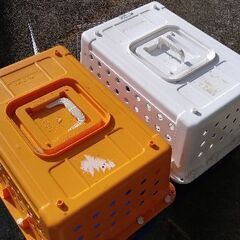 ペットキャリー(大/オレンジ)の画像