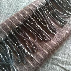 あったかマフラー　ブラウンの画像