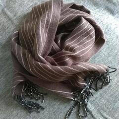 あったかマフラー　ブラウンの画像