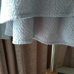 ニット　女性用　ライトグレーMの画像