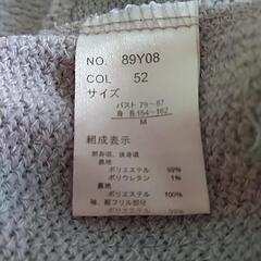 ニット　女性用　ライトグレーMの画像