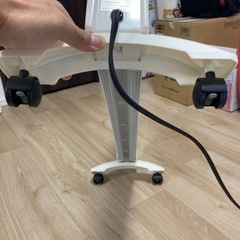 ヒーター 小型 遠赤外線 省エネ おしゃれ パネルヒーター 両面 マイカパネルヒーター IRF-MH01の画像