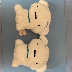 クレヨンしんちゃん　2体　シロ　ぬいぐるみ