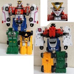 使用感少なめ★激走戦隊カーレンジャー DX VRVロボ　取説・箱付き（武器・アタッチメント欠品）☆ PayPay(ペイペイ)決済可能 ☆ 札幌市 豊平区 平岸の画像