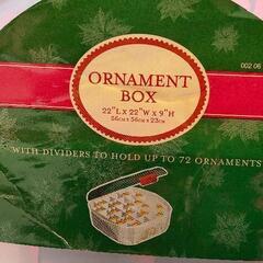 1008-061 【無料】 クリスマスオーナメント収納ケースの画像