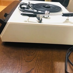 貴重！レコードプレーヤー　昭和レトロ　マイク付き
