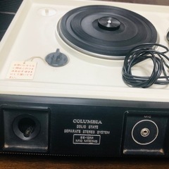 貴重！レコードプレーヤー　昭和レトロ　マイク付き