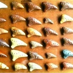 オカリナ型ペンダント作り体験(音が出るもの、又は出ないもの)の画像
