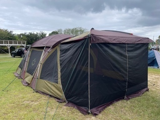 最終値下げ！LOGOS テントプレミアム 3ルームドゥーブル WXL-BJ 中古