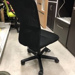 オフィスチェア ブラック W(幅)51.5H(高さ)85～95×D(奥行き) 51.5cm ※クリーニング済みの画像