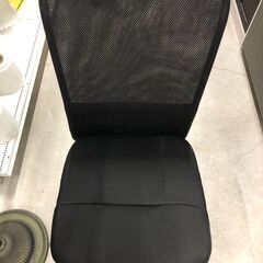オフィスチェア ブラック W(幅)51.5H(高さ)85～95×D(奥行き) 51.5cm ※クリーニング済みの画像