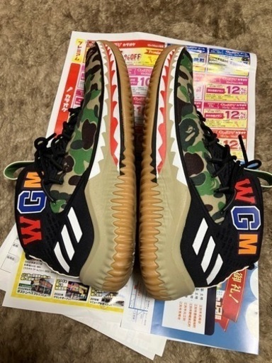bape x adidas dame4 26cm