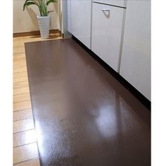 本革調 キッチンマット 定価26000円
