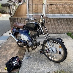 C50 プレスカブ　カブ　レストアベース　エンジンなしの画像