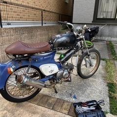 C50 プレスカブ　カブ　レストアベース　エンジンなしの画像