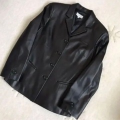 羊本革  ジャケット  レディースの画像