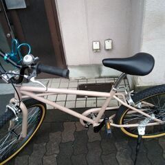 [Welby]backpacker(バックパッカー)24吋 BMXタイプのクルーザー シングル/ベージュの画像