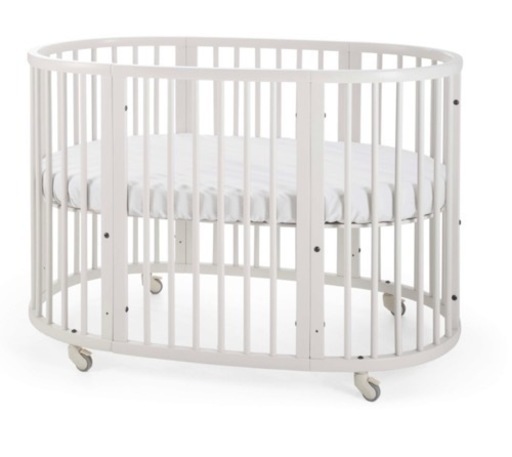 ストッケ ベビーベッド ホワイト 値下げ