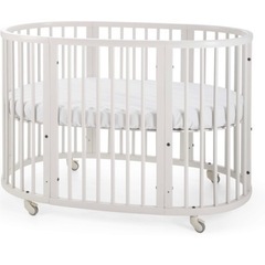 ストッケ ベビーベッド ホワイト 値下げ