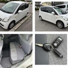 【売約済】平成19年 ダイハツ ムーヴ ホワイト系 4WD R5年まで車検有 の画像