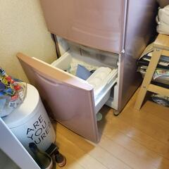 今週末まで！希少！可愛いピンクのNATIONALの冷蔵庫！の画像