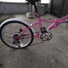 折り畳み式自転車美品です。の画像