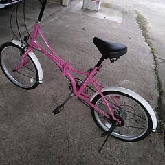 折り畳み式自転車美品です。の画像